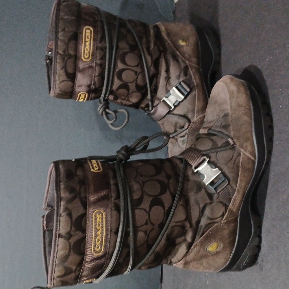 COACH SELA A7155 WOMEN'S WINTER BOOTS Sz 10M PRE-OWNED